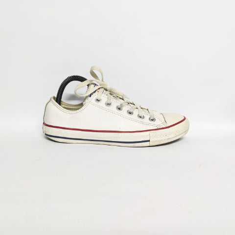 White Converse Leather Unisex Sneakers