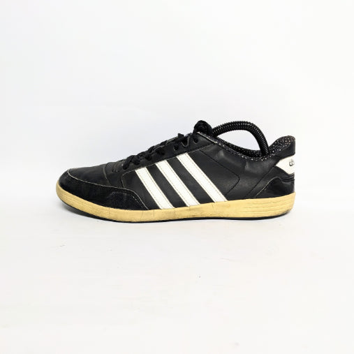 Black Adidas Three Strips | Leather  Sneakers