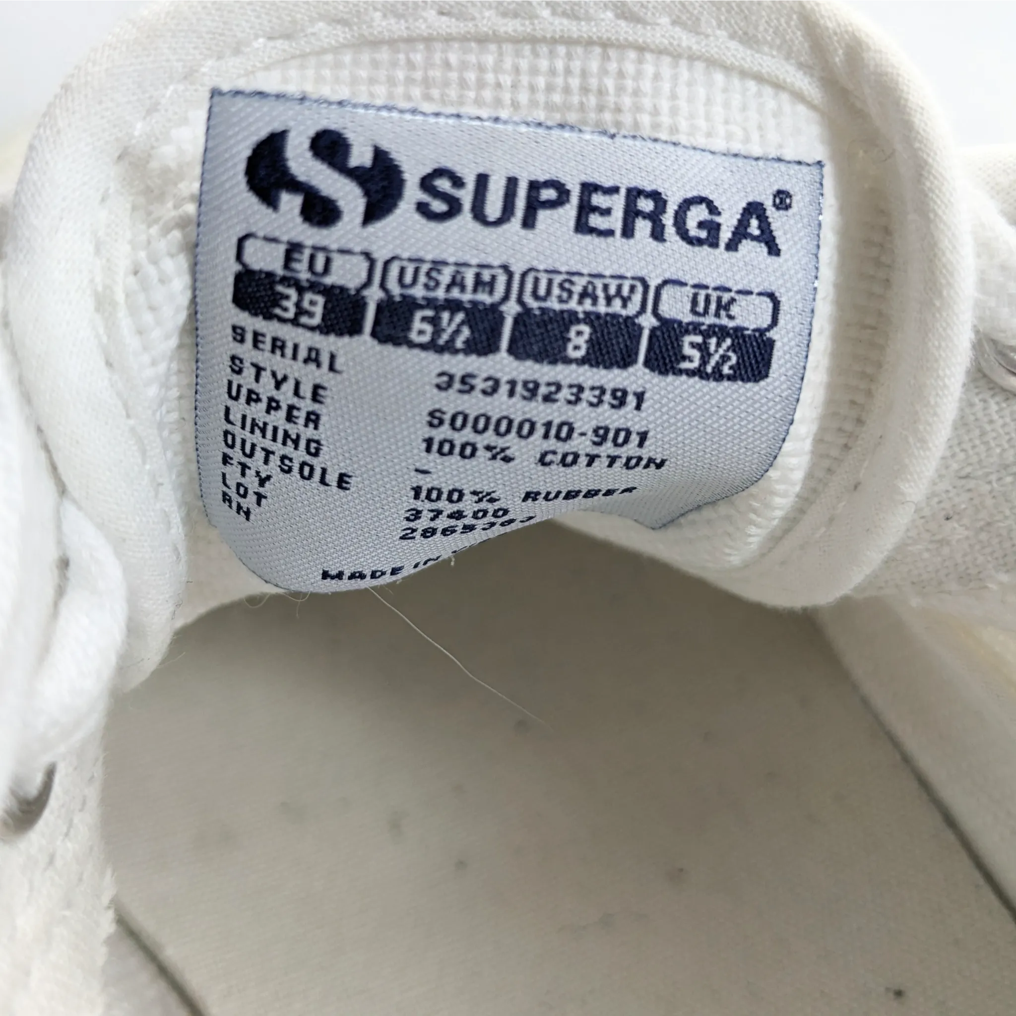 Superga White Sneakers