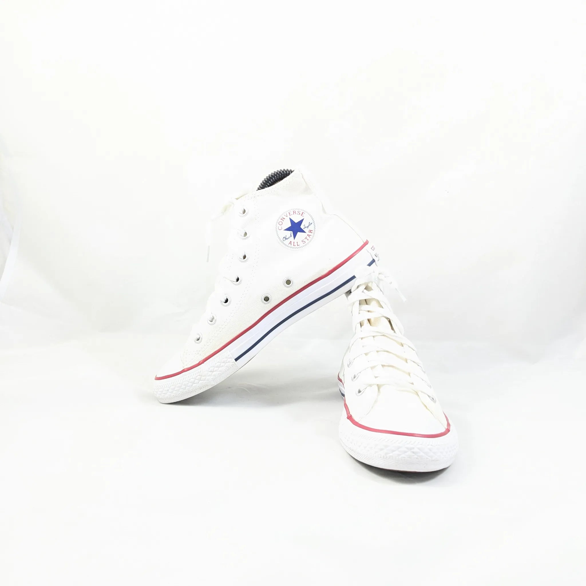 Converse White Hightops Premium C