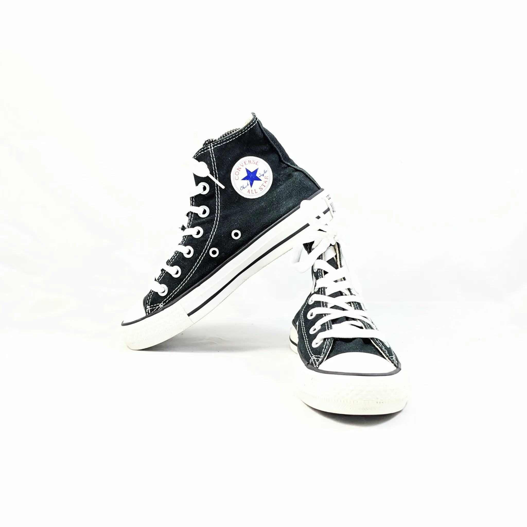 Converse Black Hightops Premium C