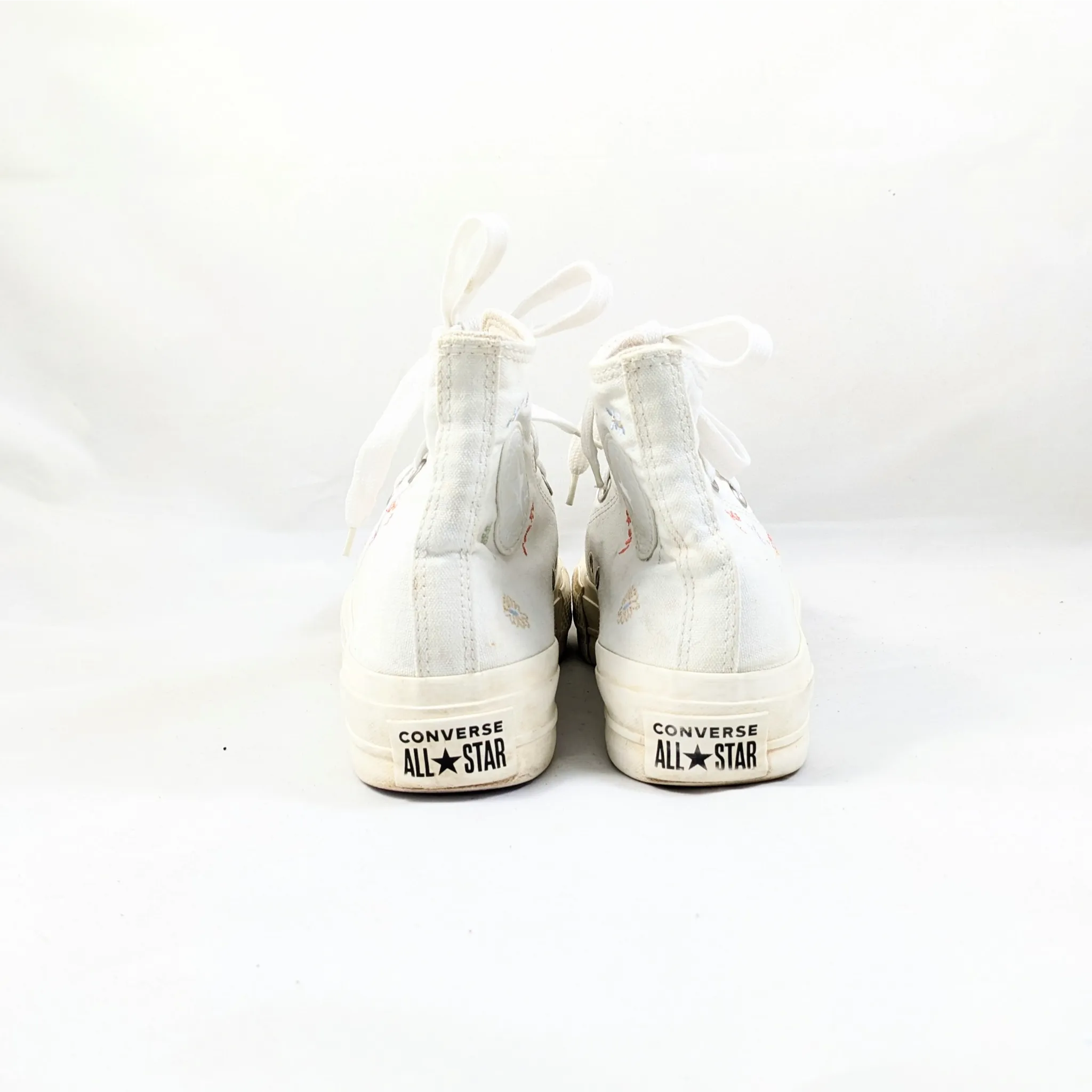 Converse White Hightops Premium C