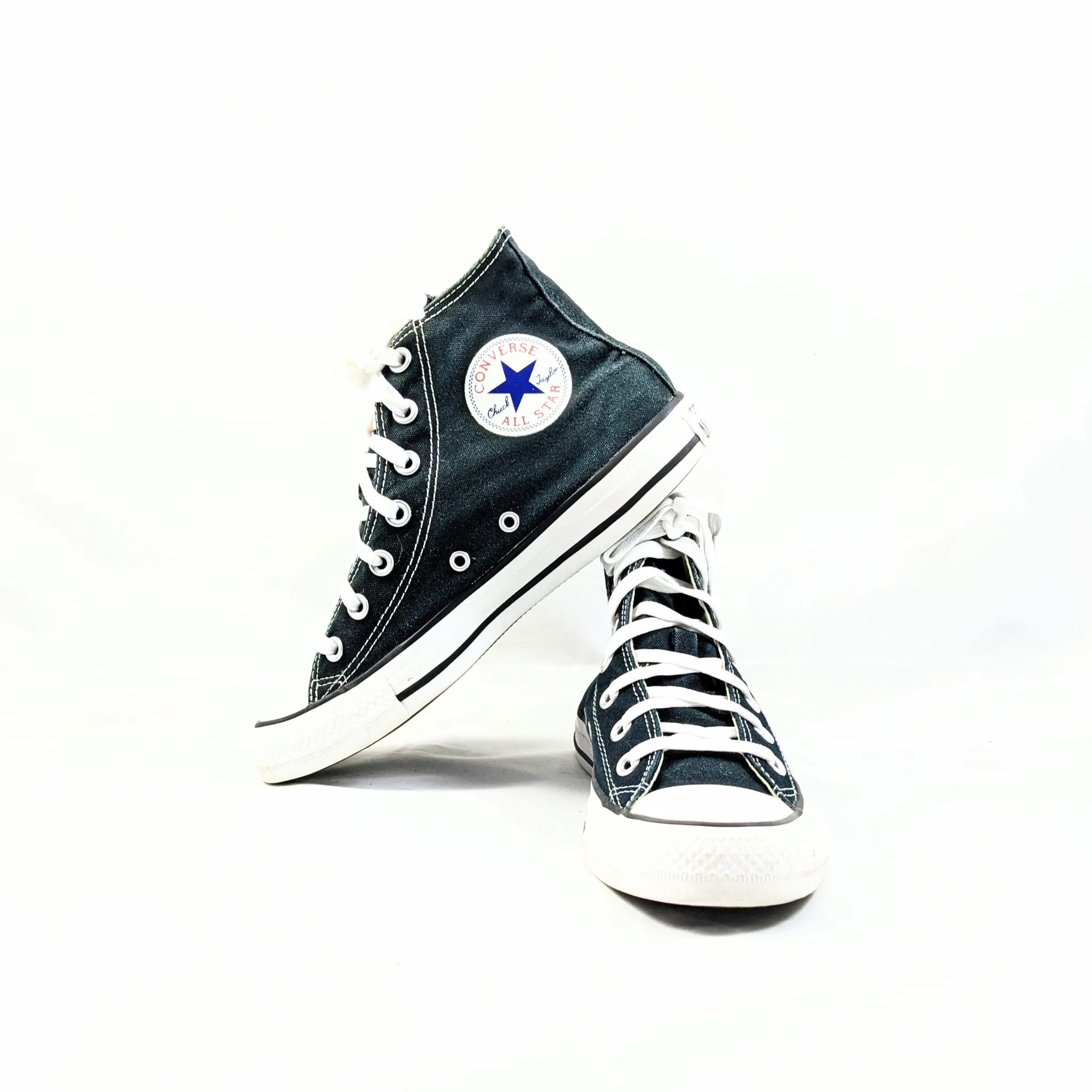 Converse Black Hightops