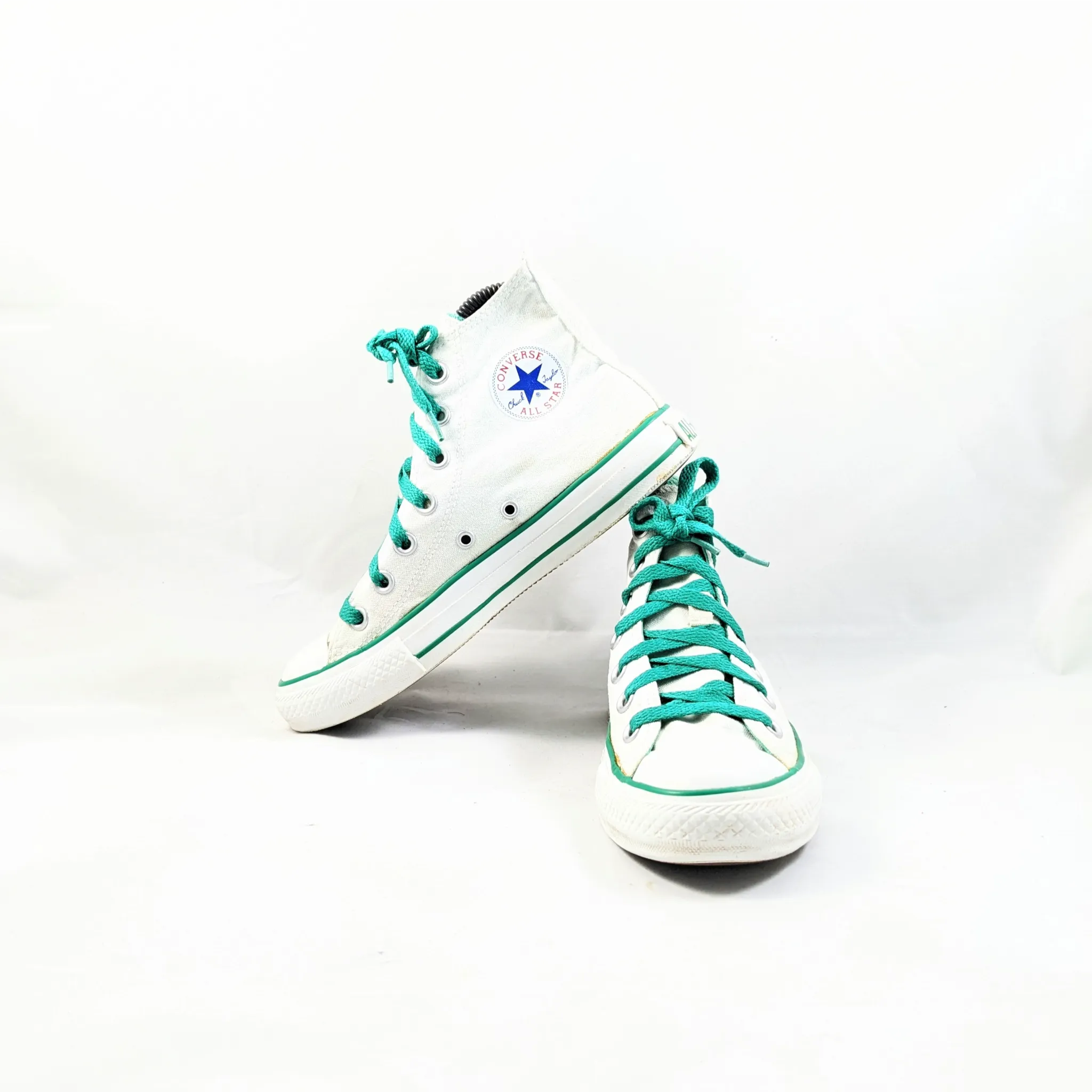 Converse White Hightops