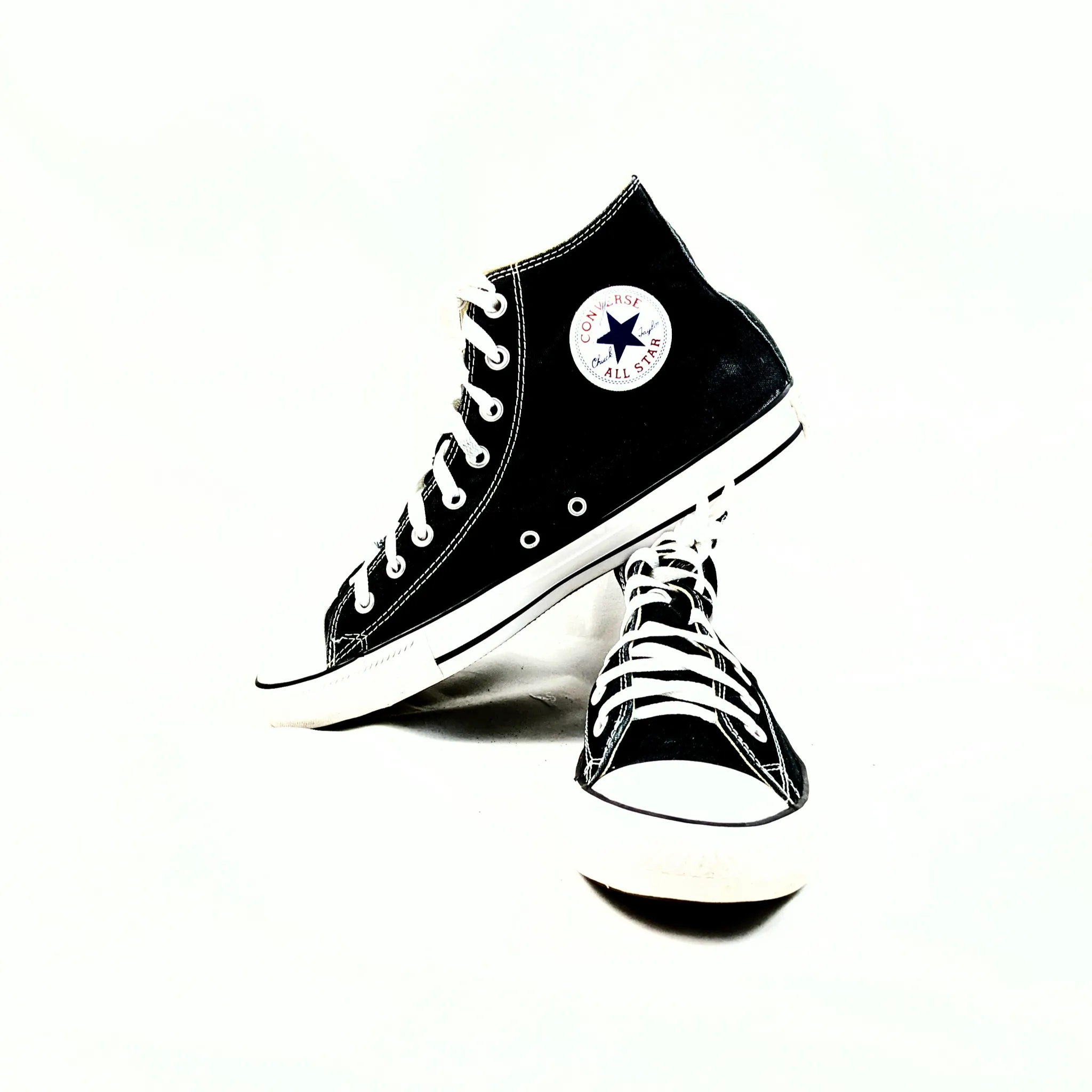 Converse Black Hightops Premium C