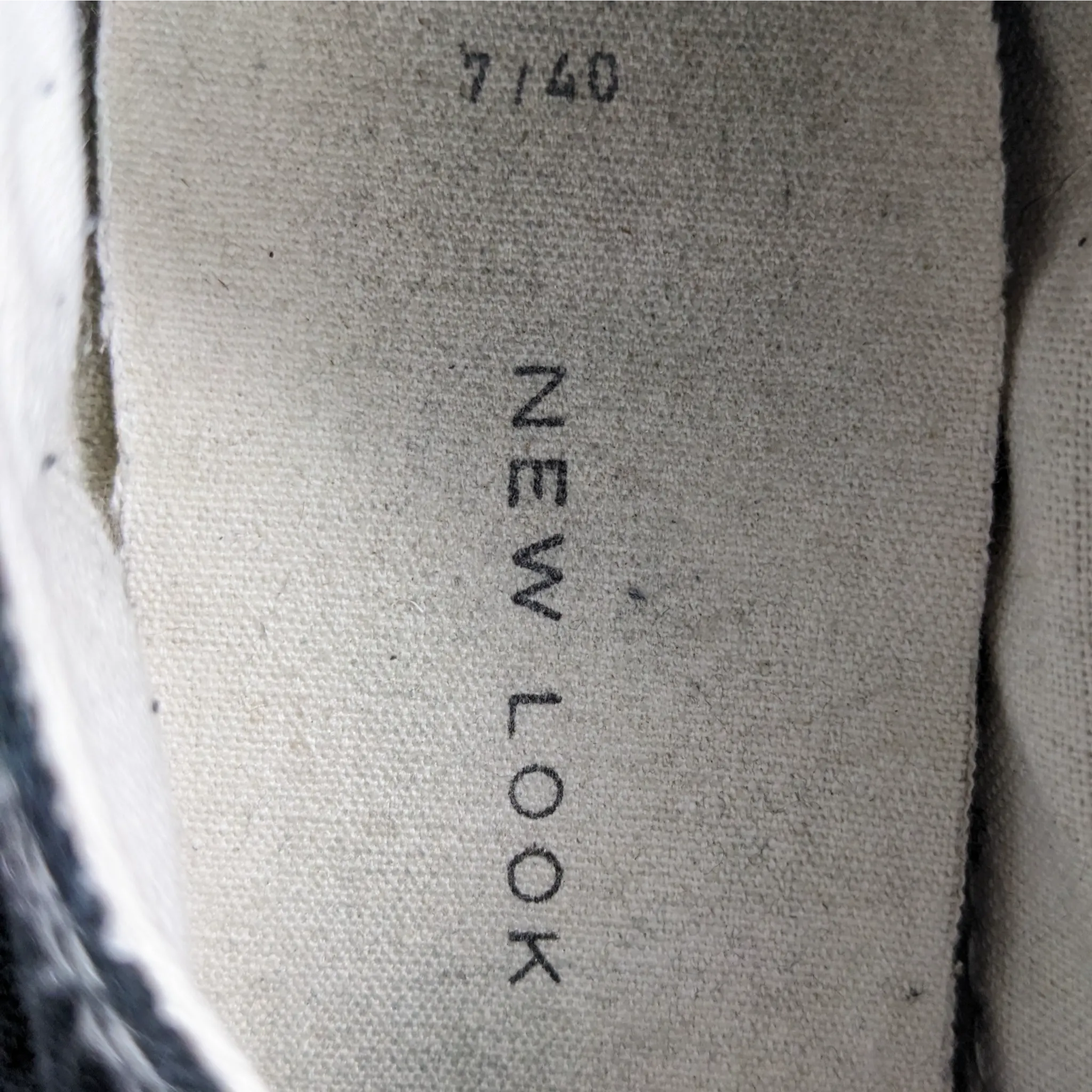 NewLook Black Sneakers Premium V