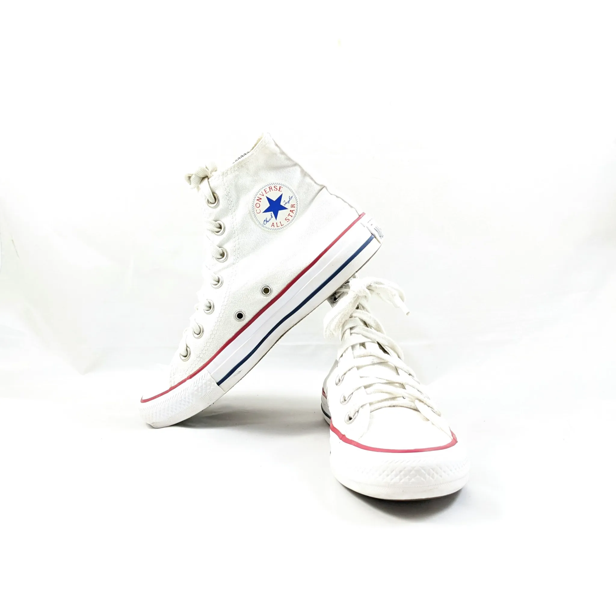 Converse White Hightops