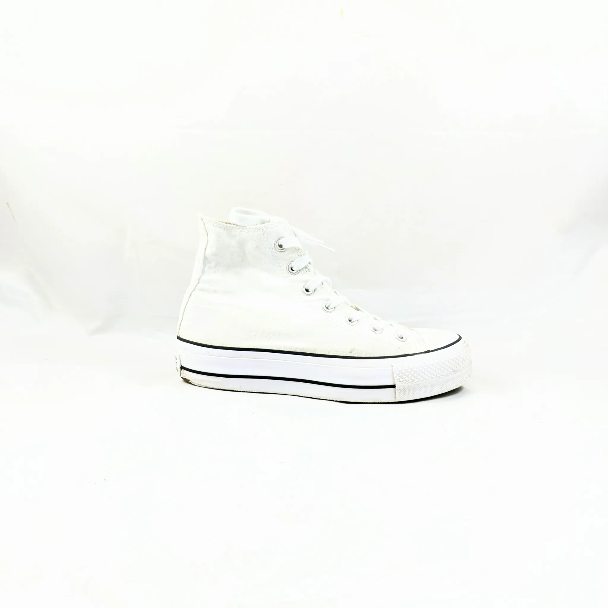 Converse White Hightops