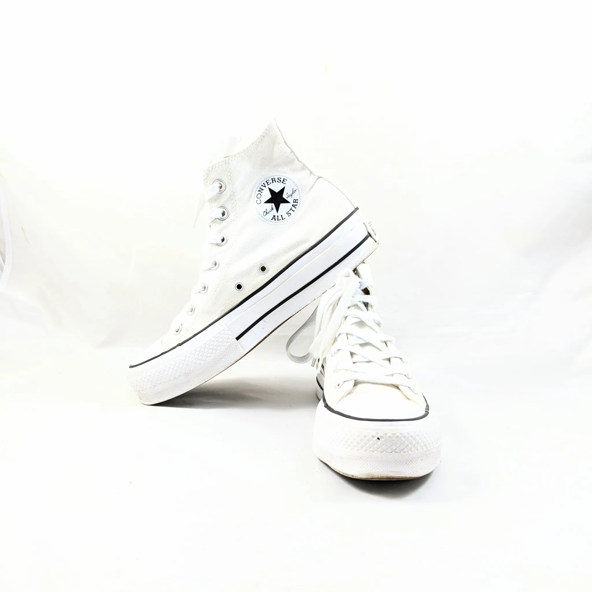 Converse White Hightops