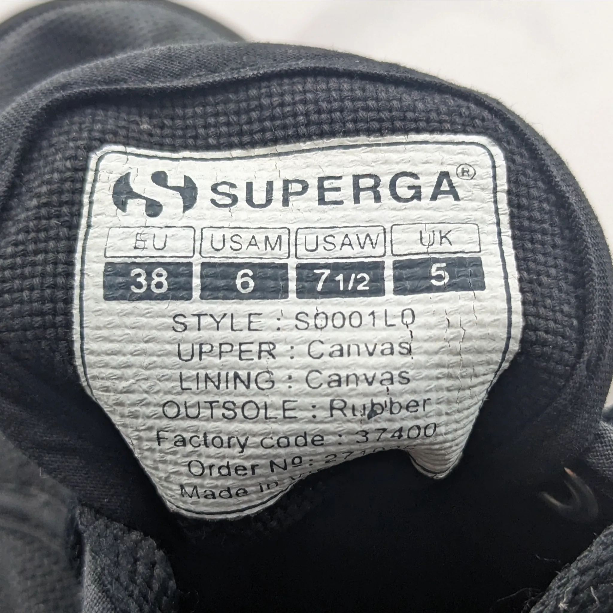 Superga Black Sneakers