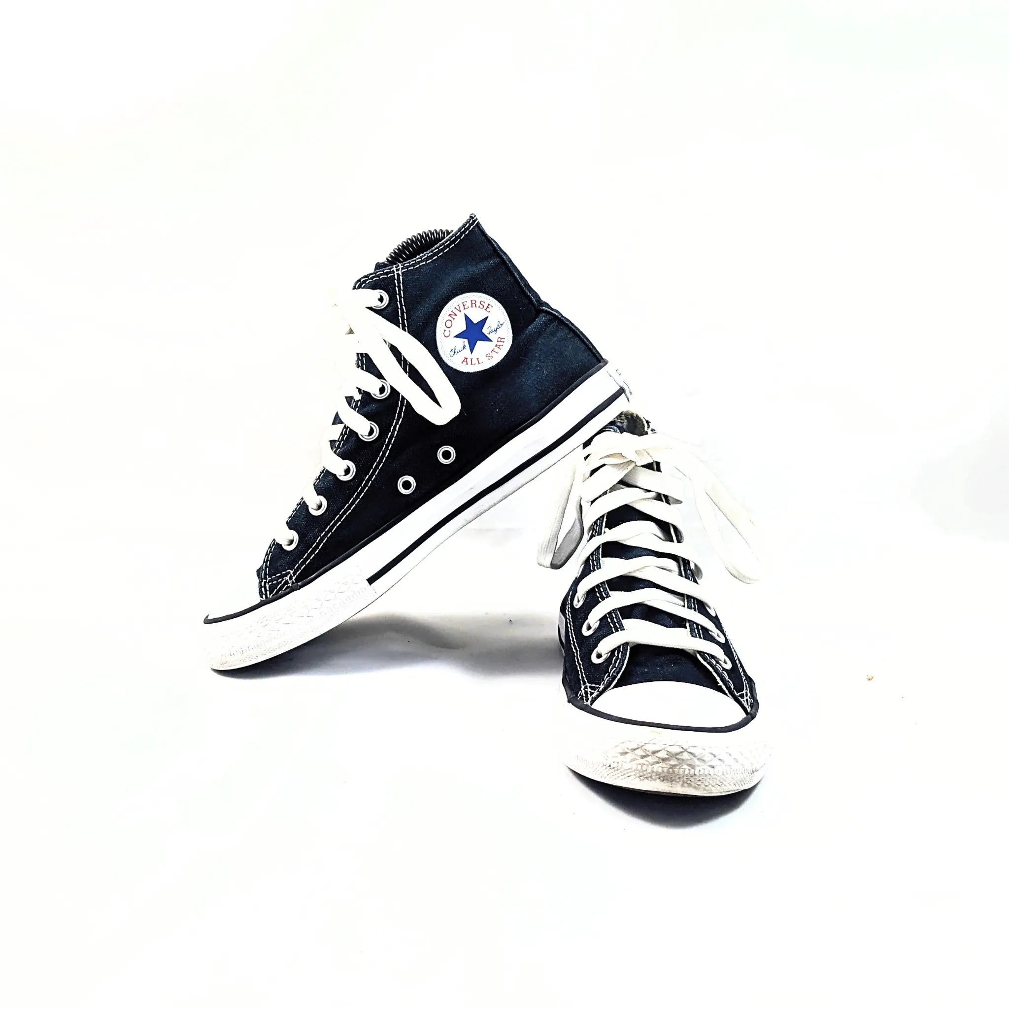 Converse Black Hightops Premium C