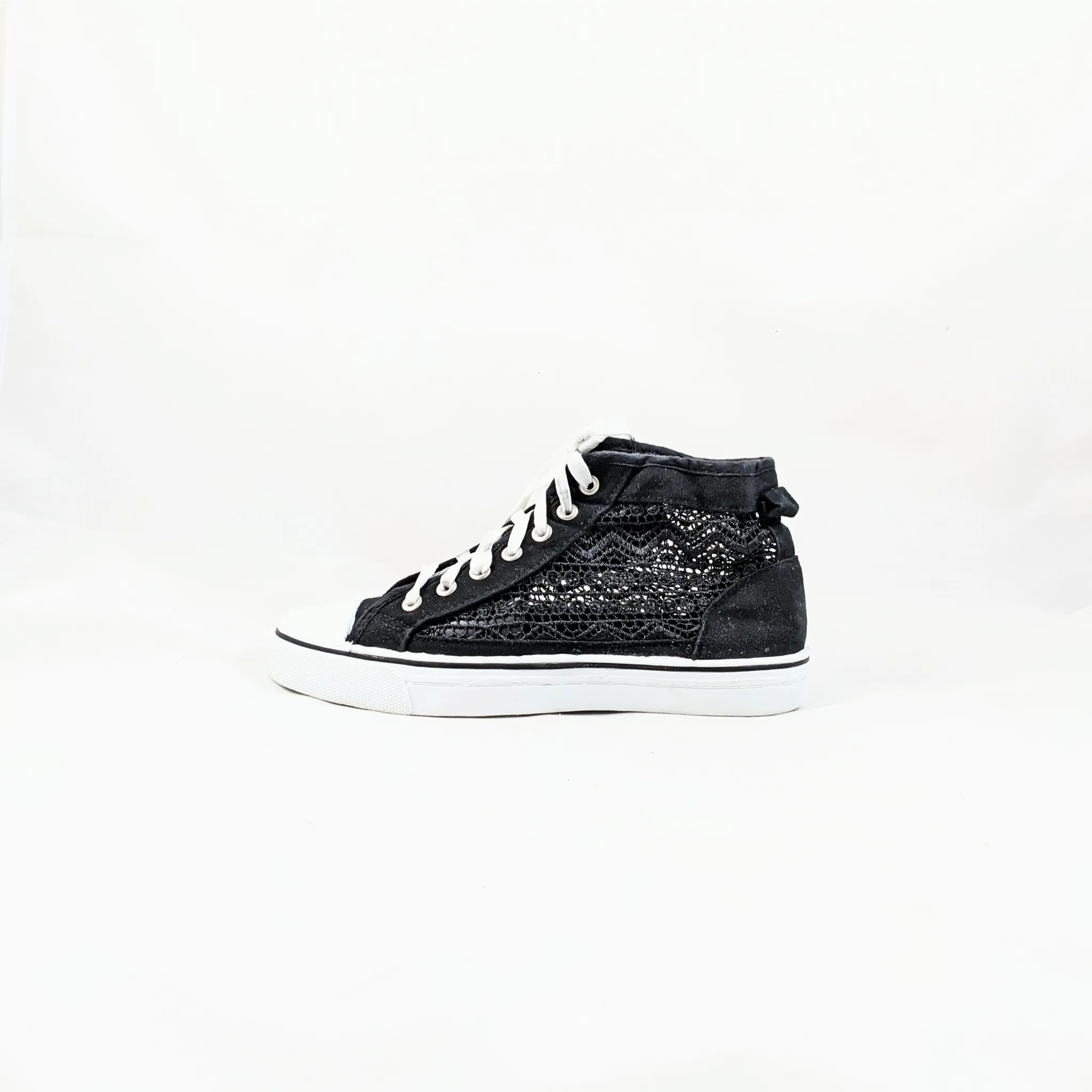 Aviva Black Hightops