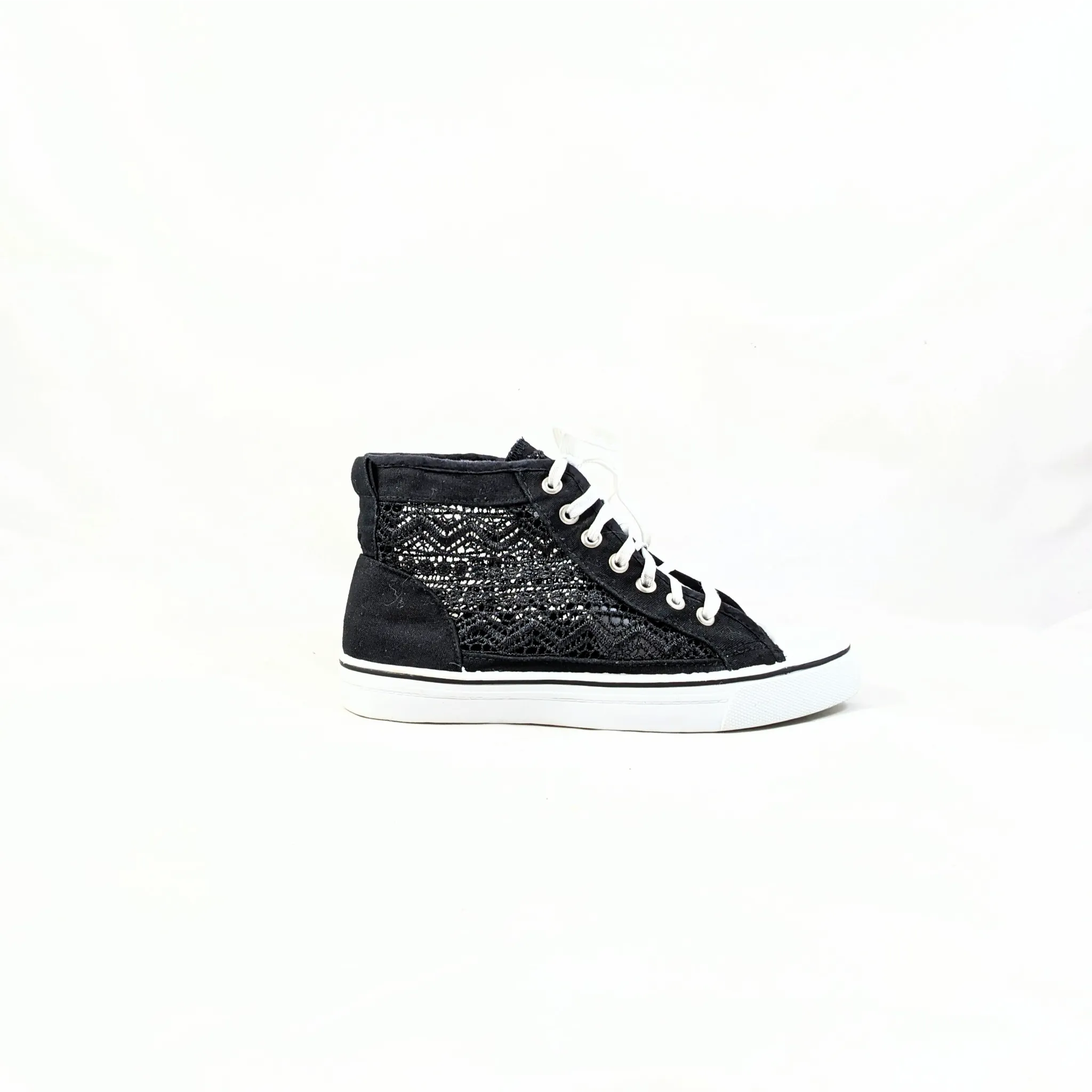 Aviva Black Hightops