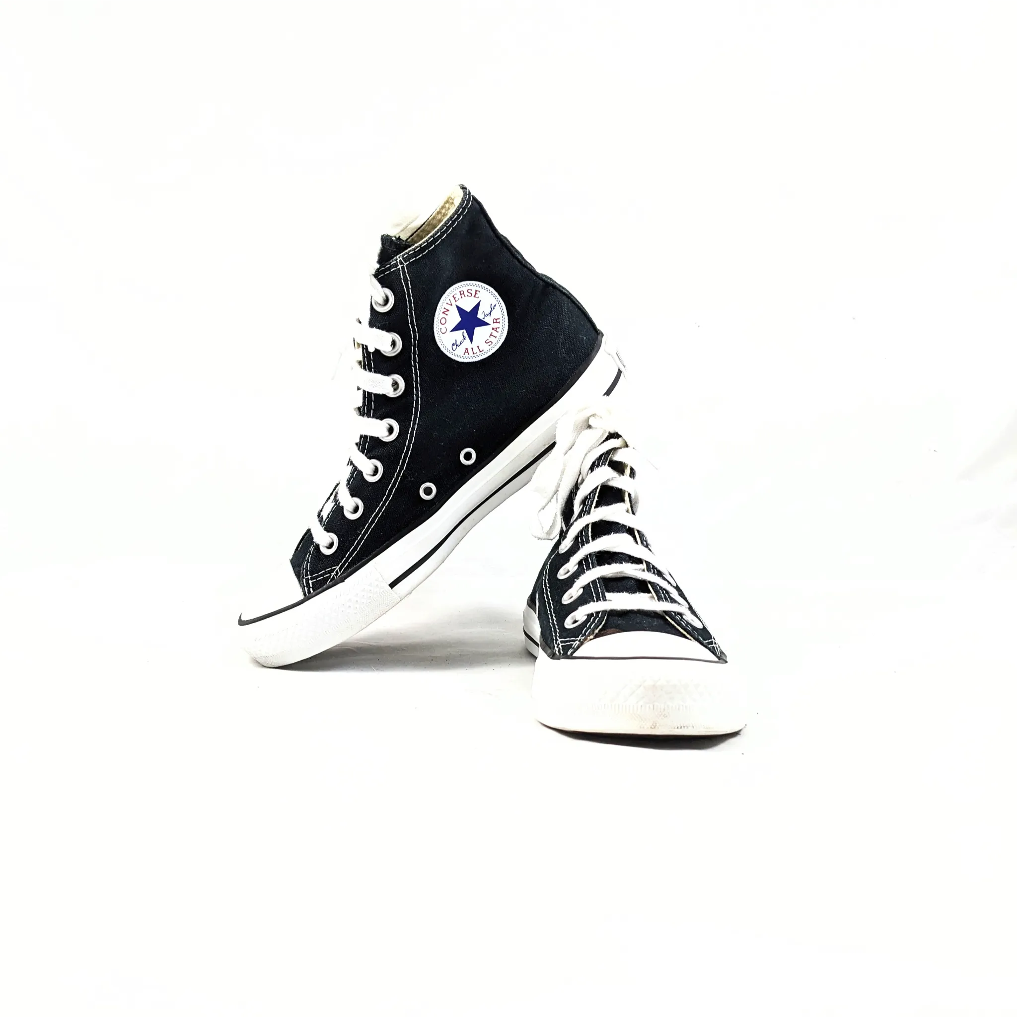 Converse Black Hightops