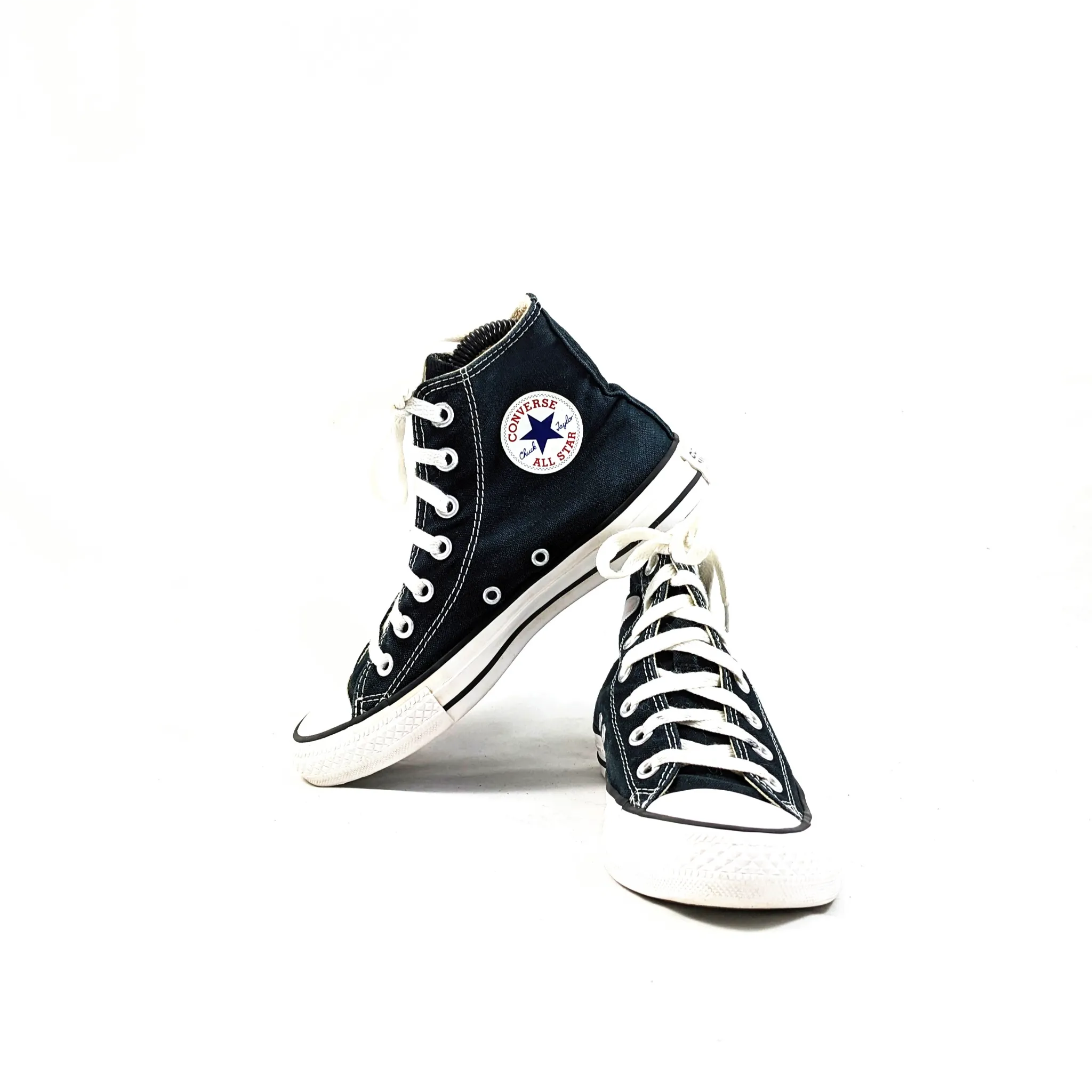 Converse Black Hightops