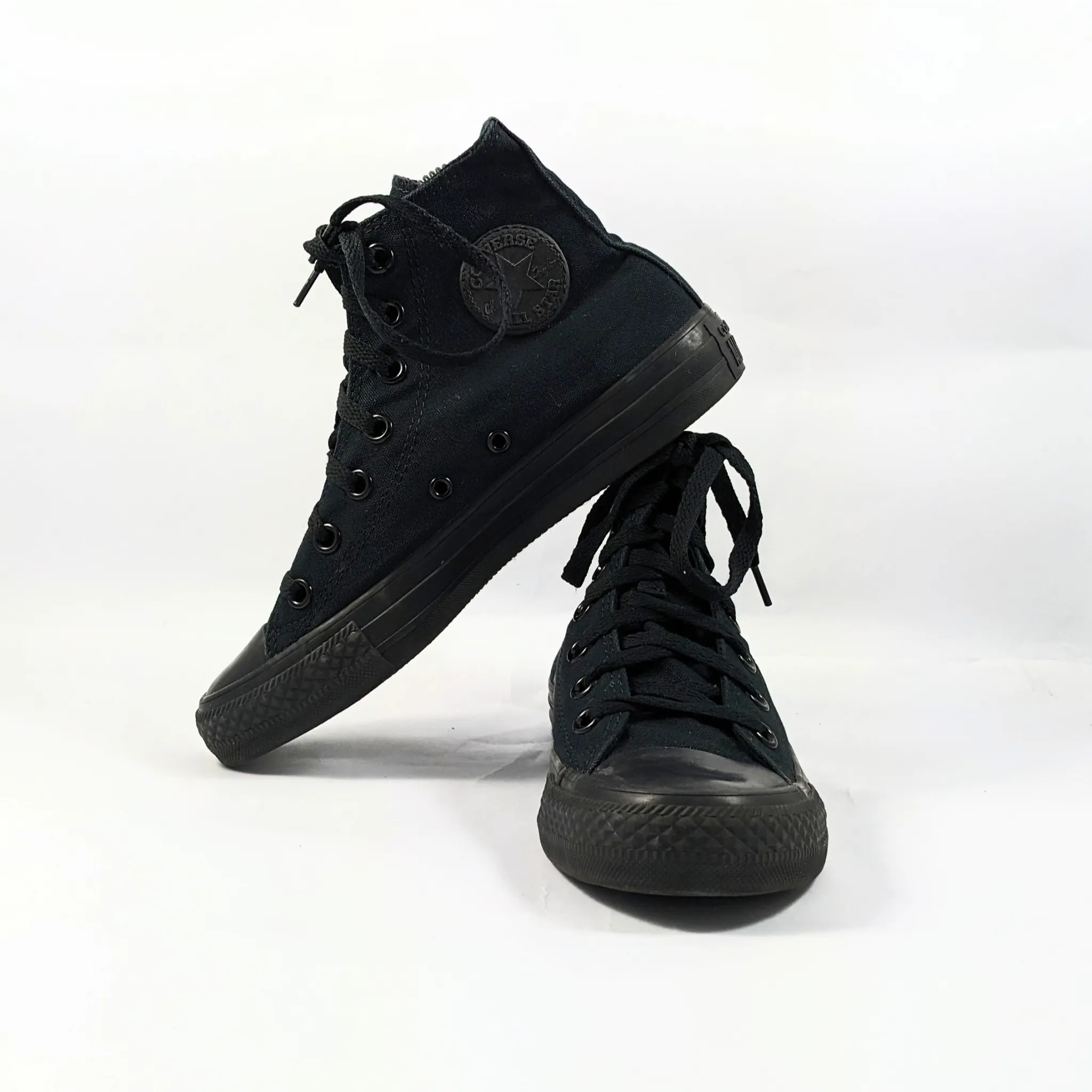 Converse Black Hightops