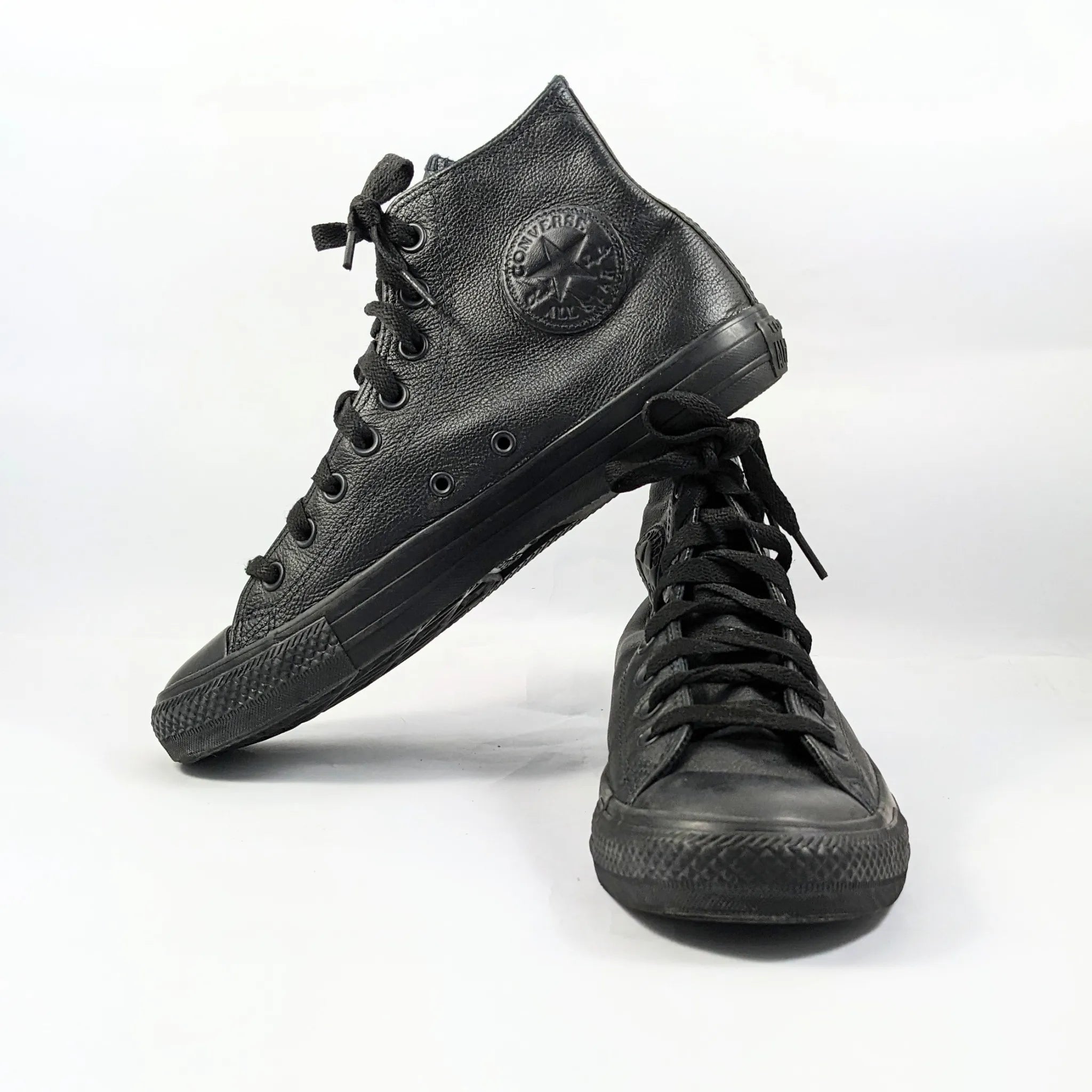 Converse Black Hightops Premium C