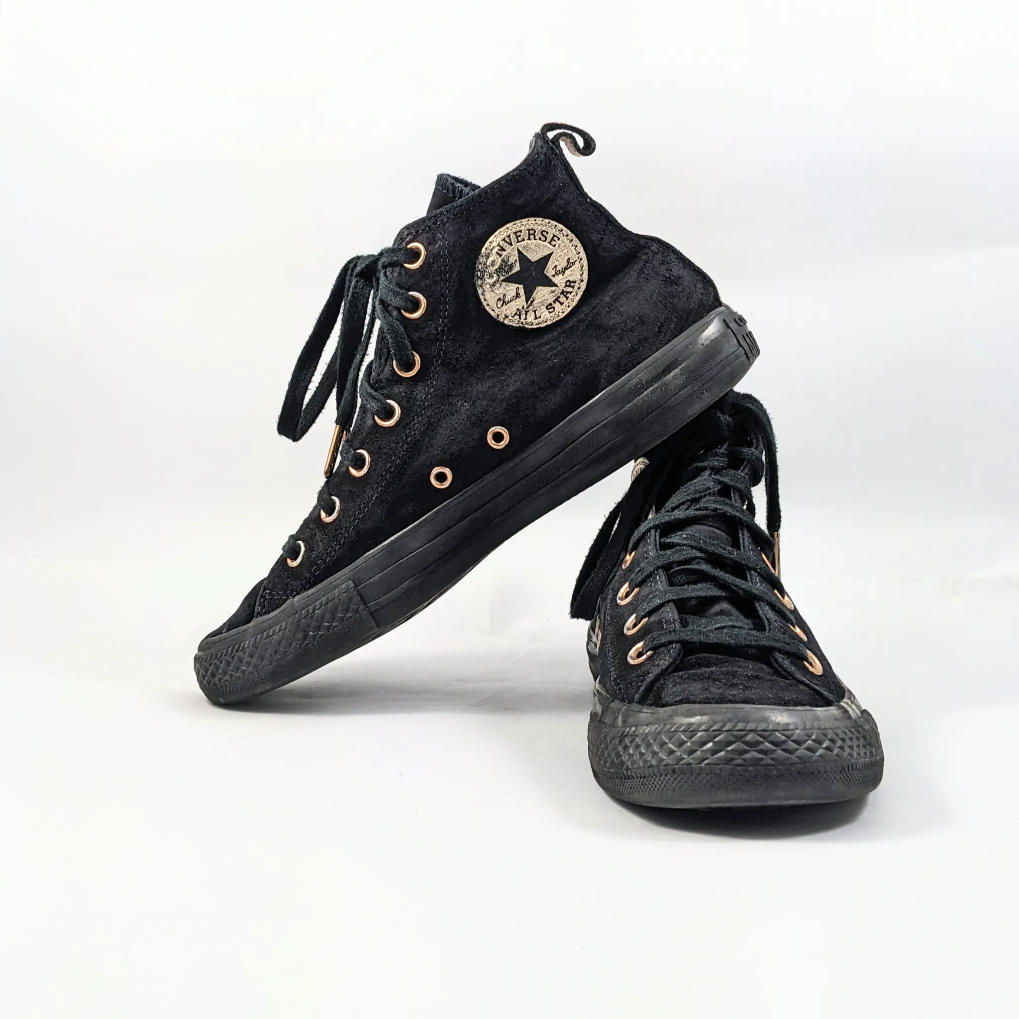 Converse Black Hightops