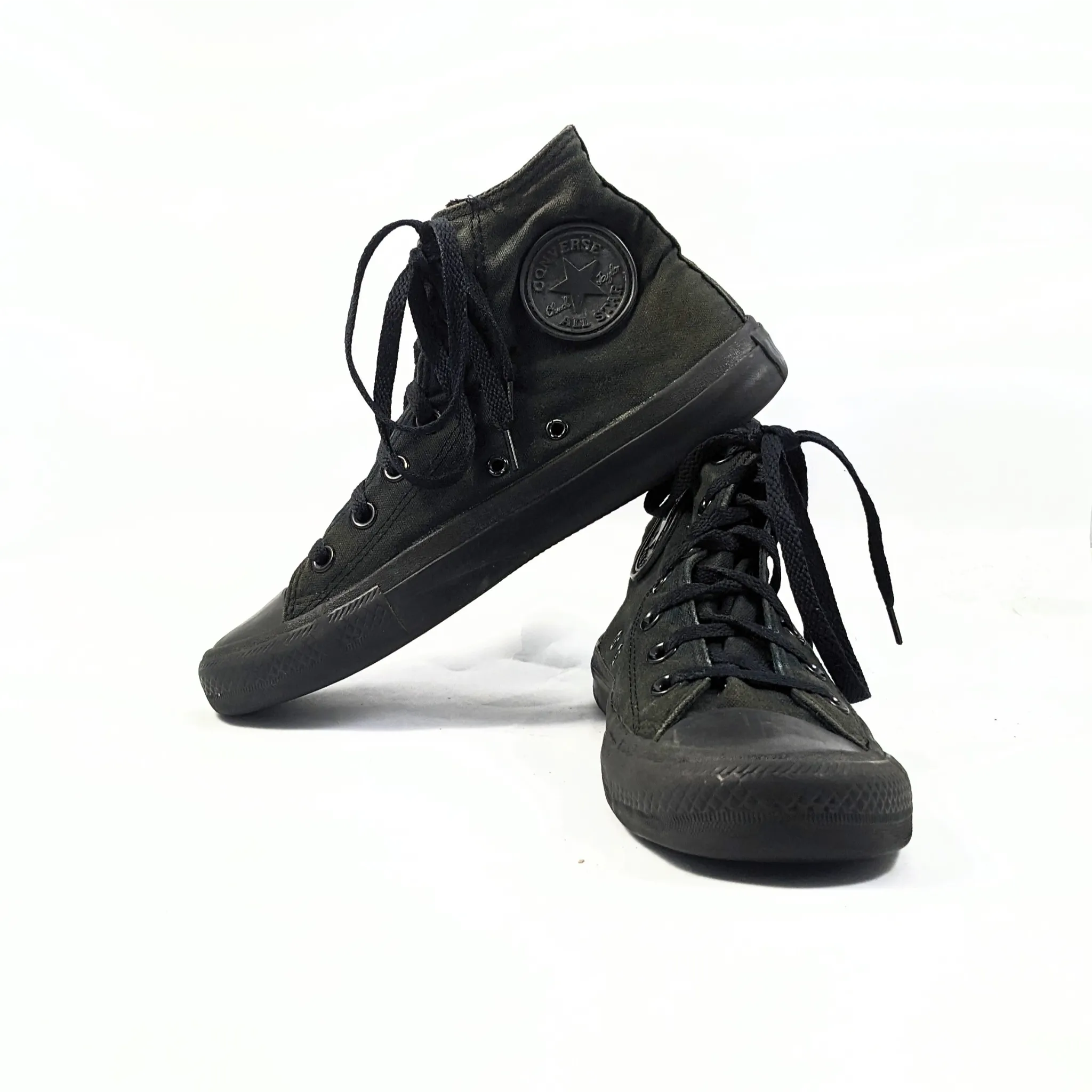 Converse Black Hightops