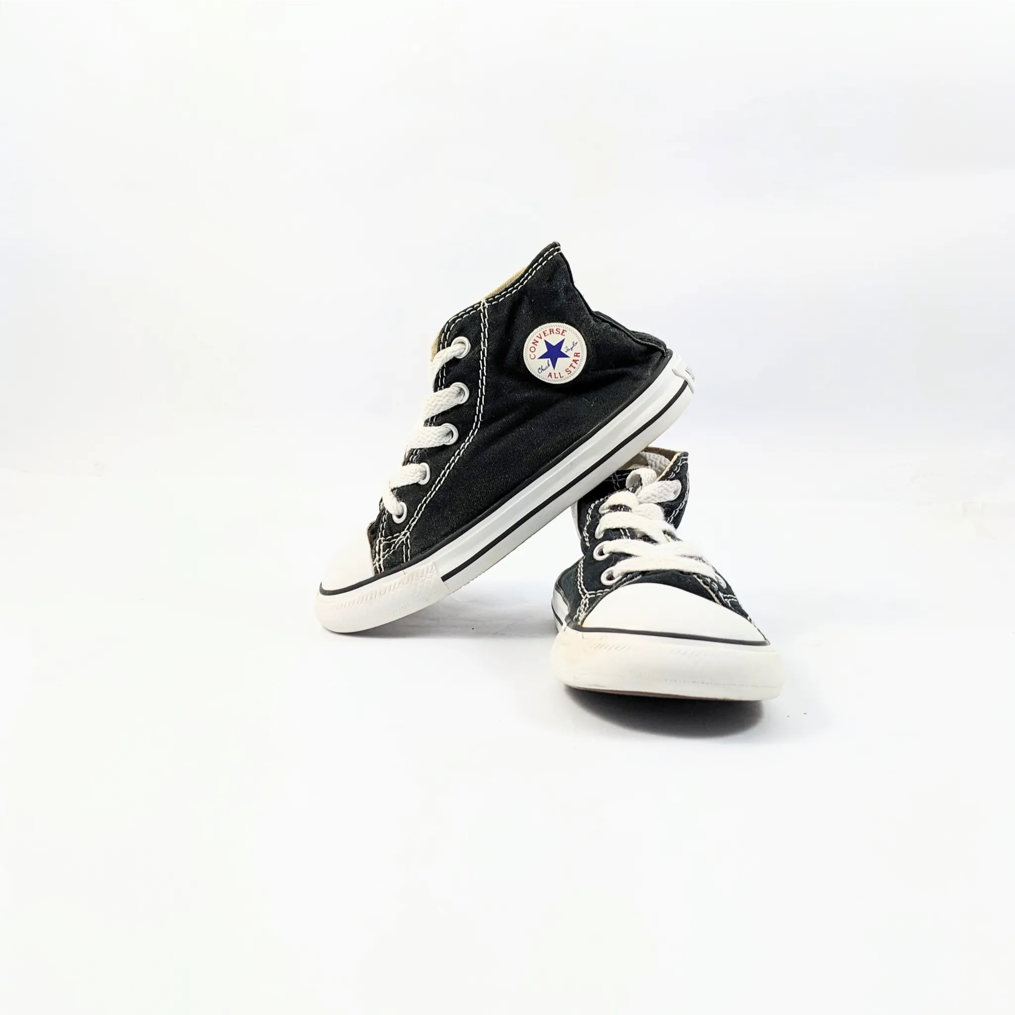 Converse Black Hightops Kids