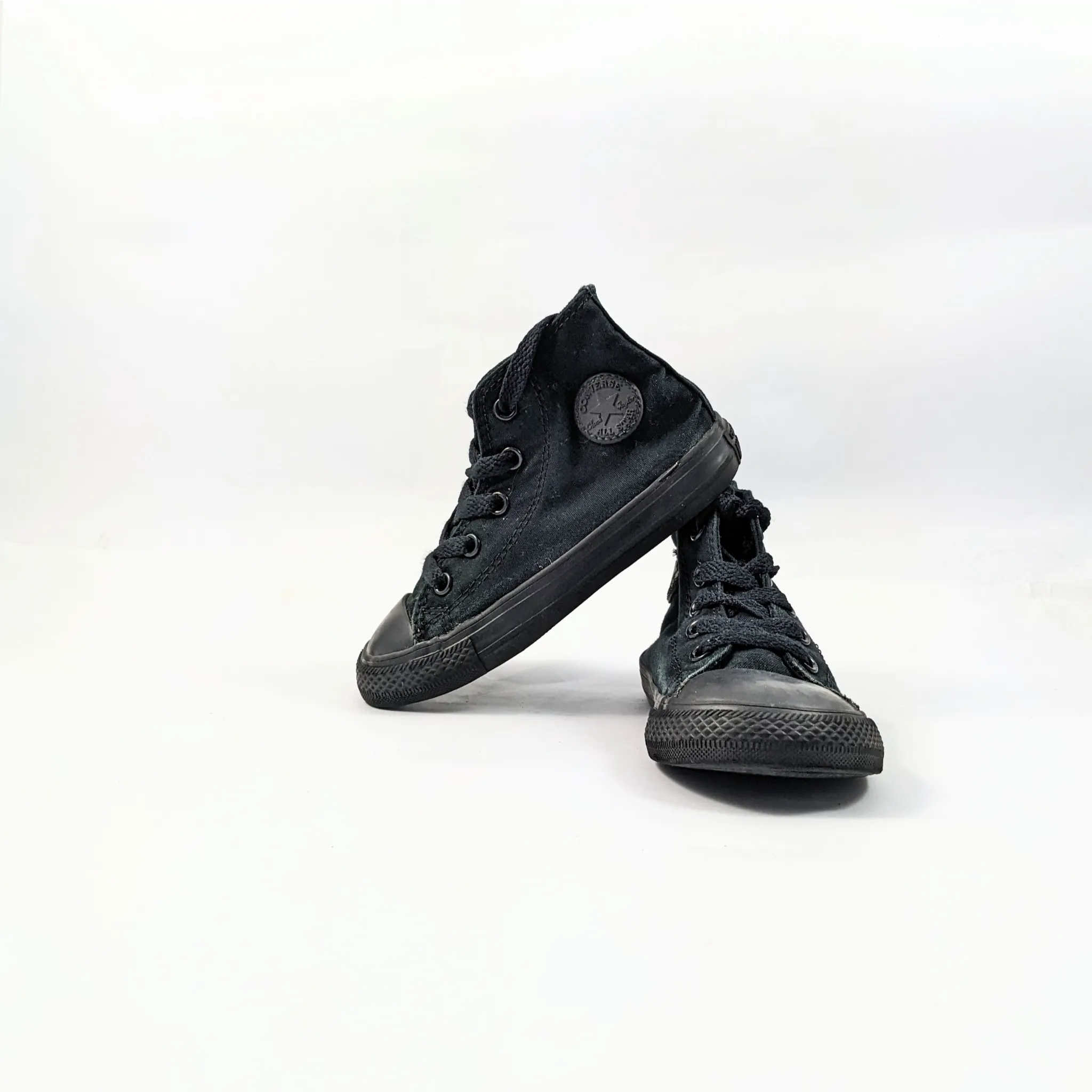 Converse Black Hightops Kids