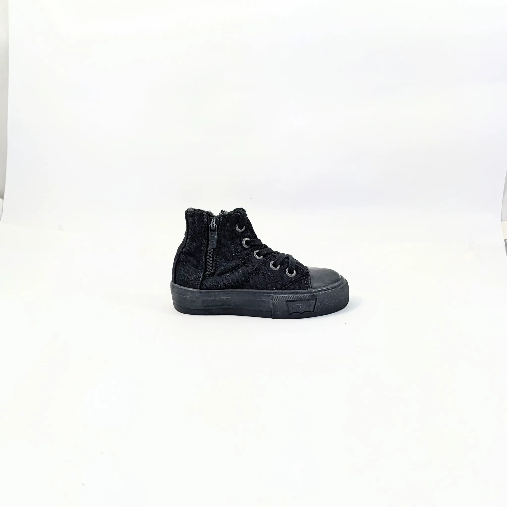 Black Canvas Hightops Toddler