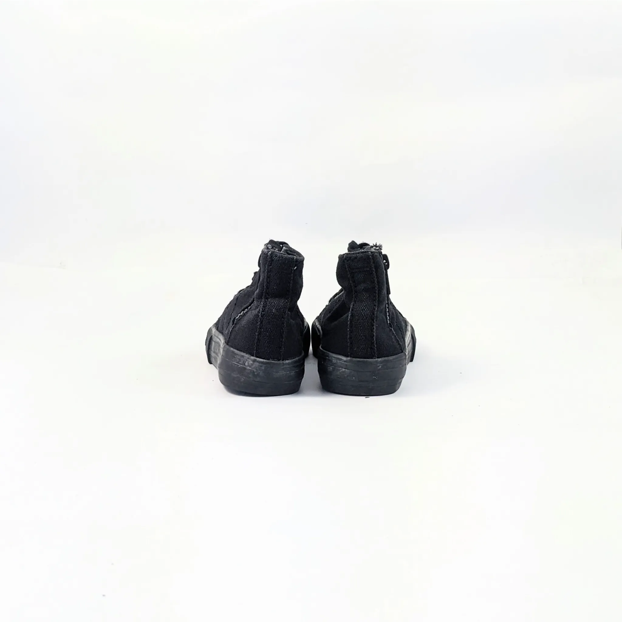 Black Canvas Hightops Toddler