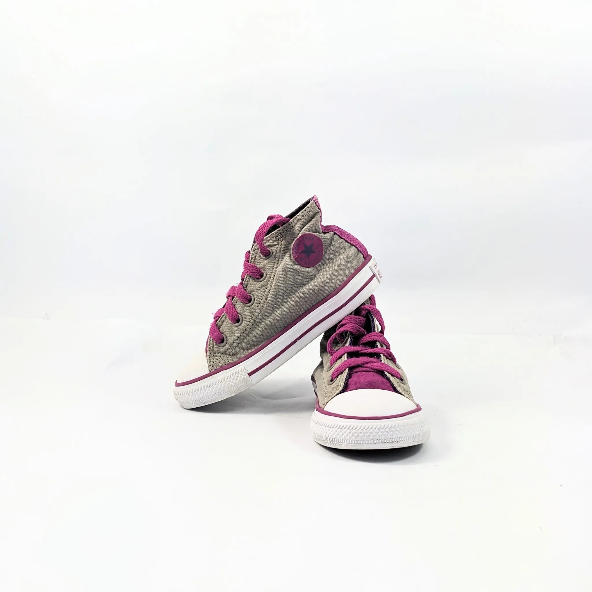 Converse Grey Hightops Kids