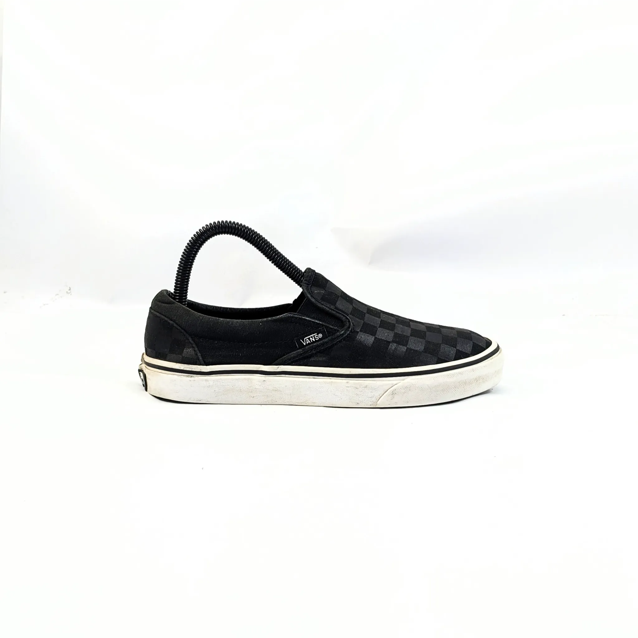 حذاء Vans باللون الأسود على شكل CheckerBoard