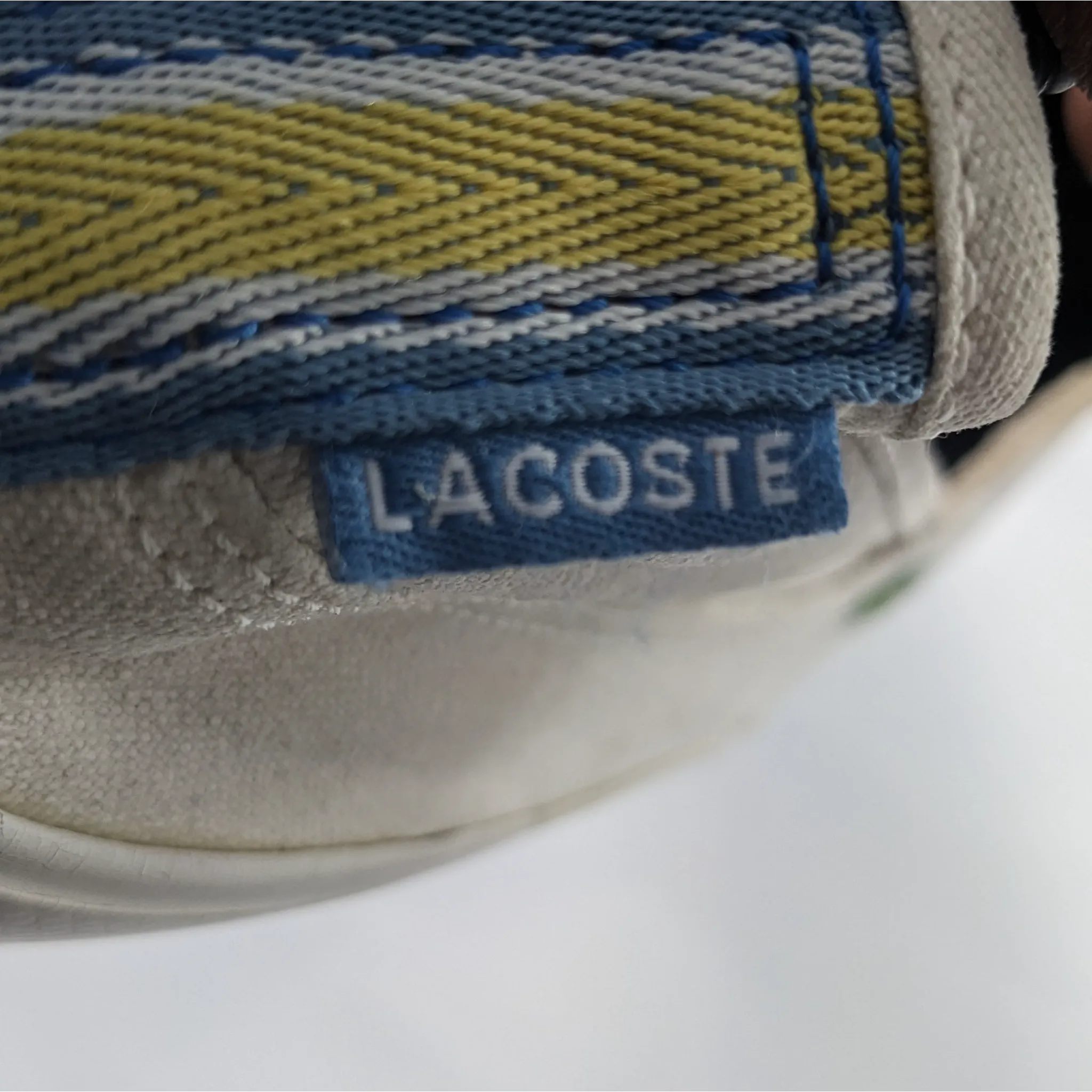 Lacoste White SlipOns