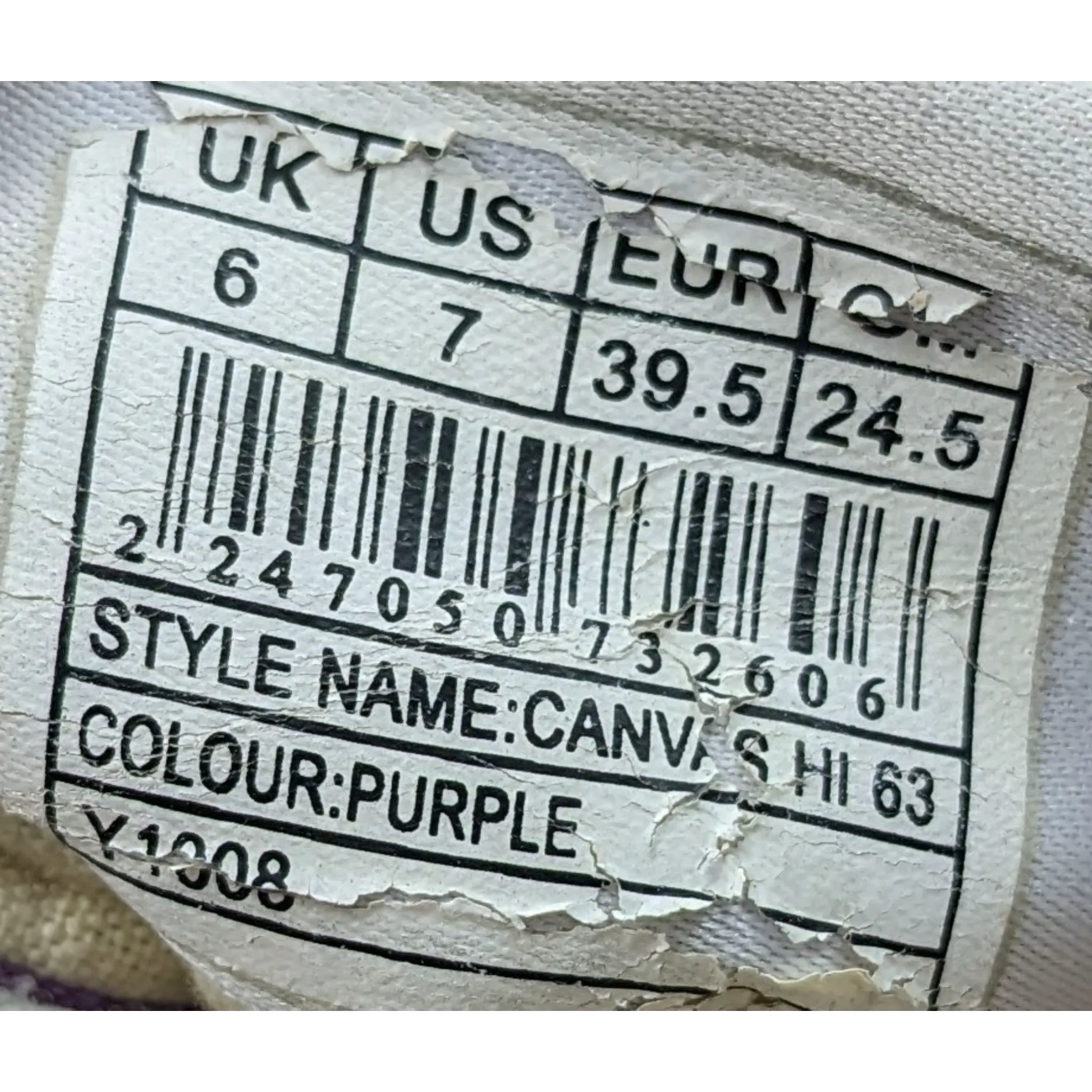 Dunlop Purple Hightops