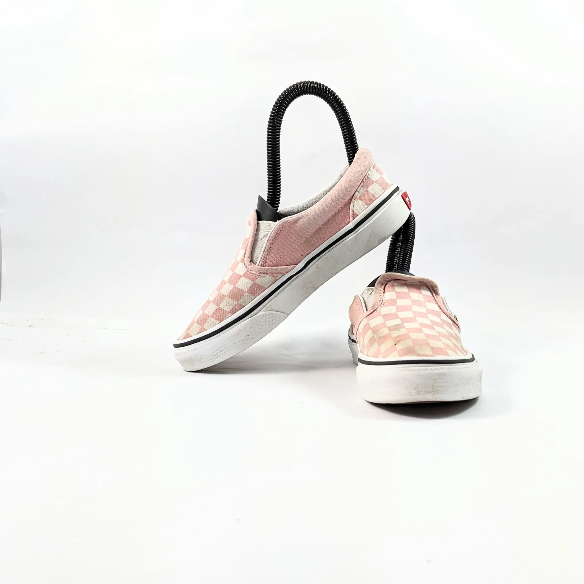 حذاء Vans باللون الوردي على شكل CheckerBoard