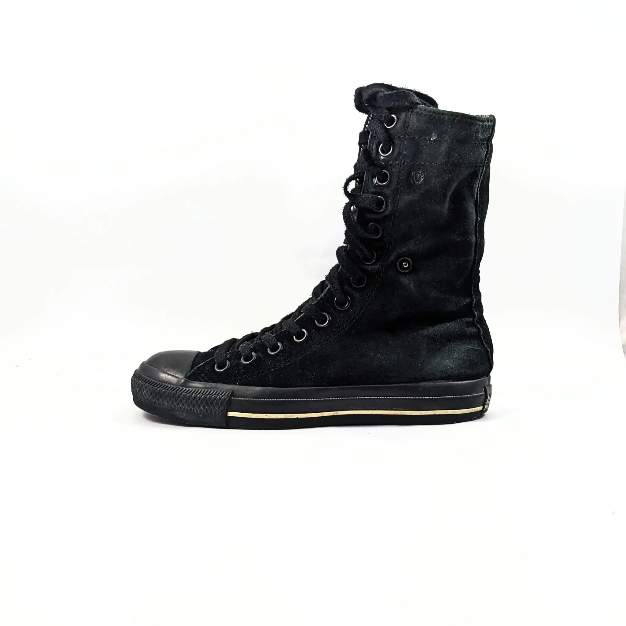 Converse Black KneeHigh Sneakers