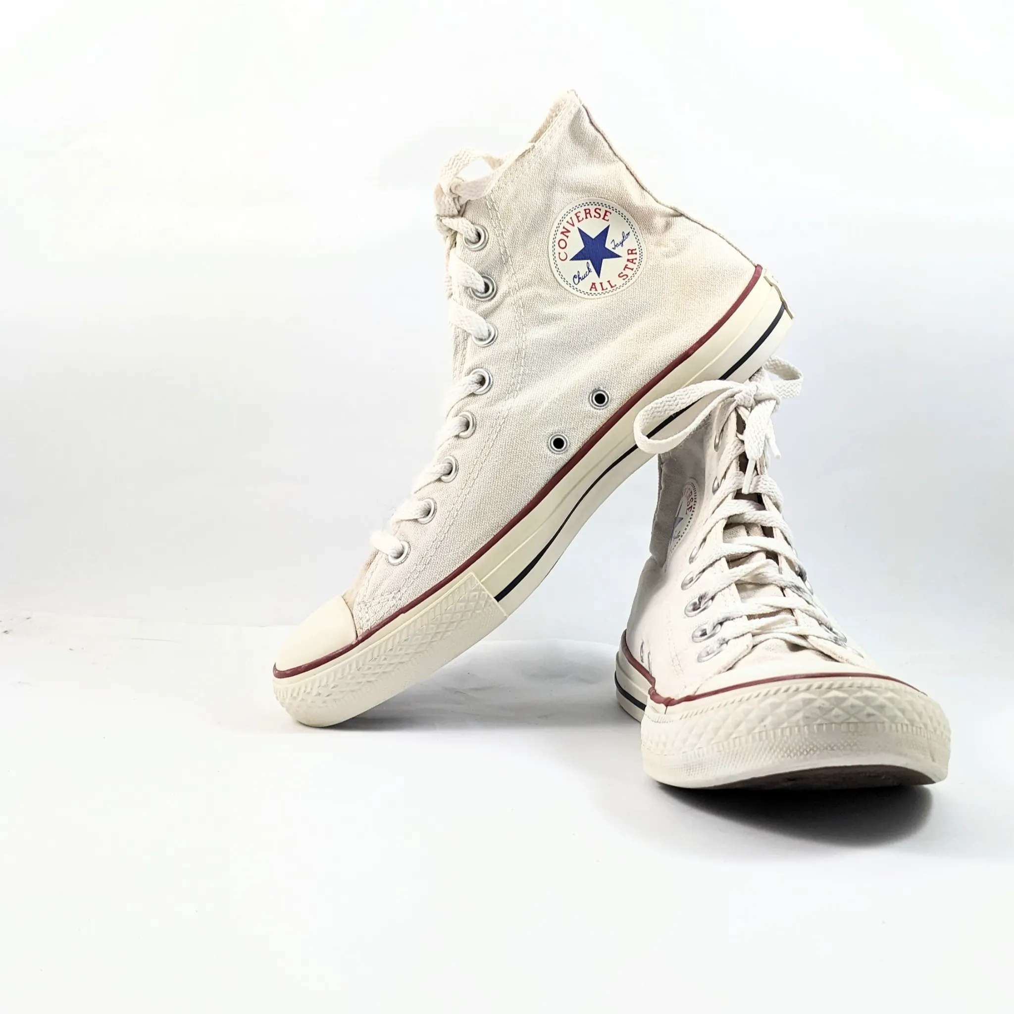 Converse White Hightops