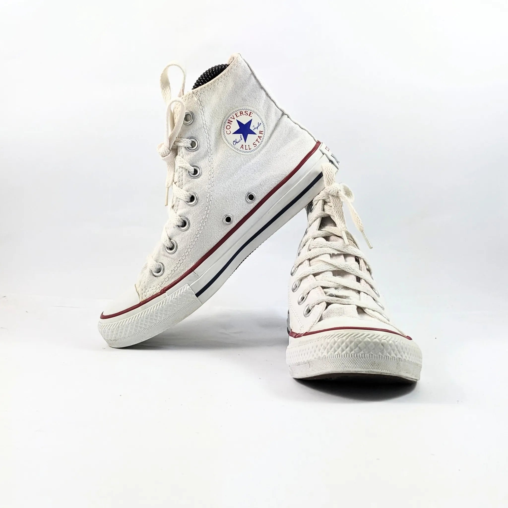 Converse White Hightops