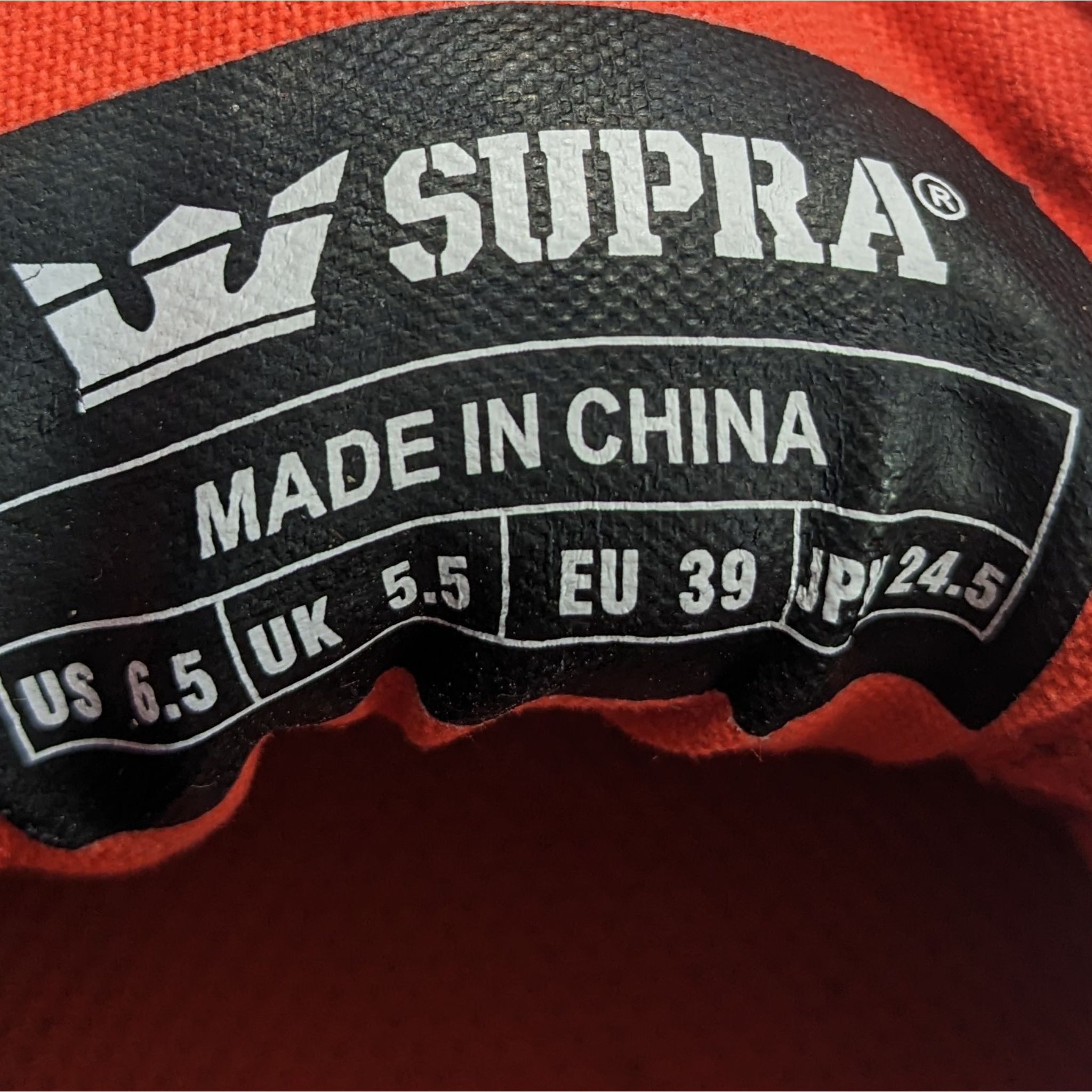 Supra Orange Hightops