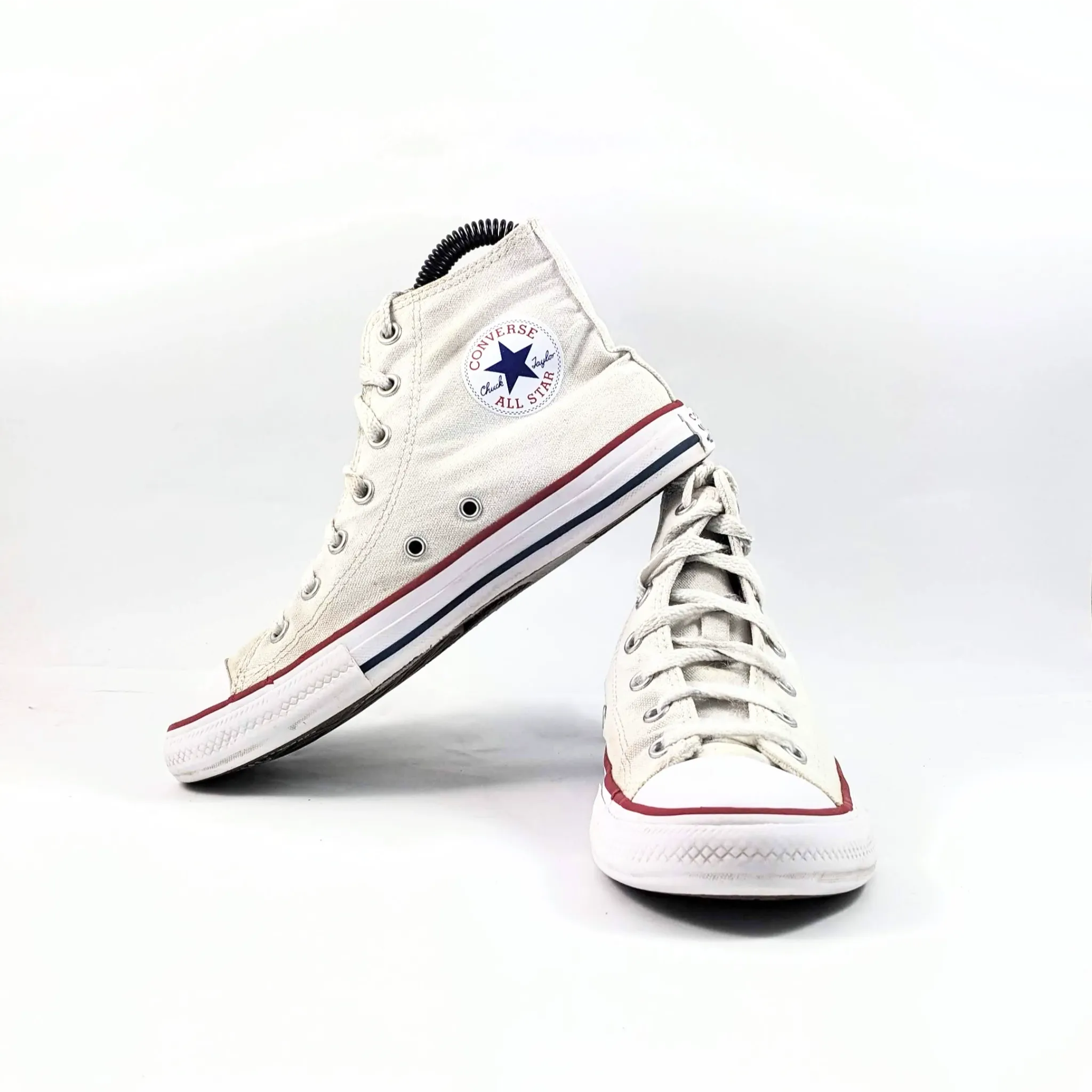 Converse White Hightops