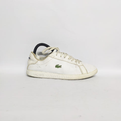 Lacoste White Leather Sneakers