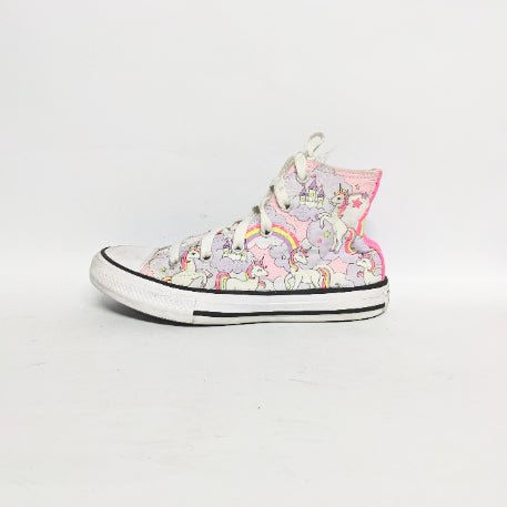 Pink White Converse Chuck Taylor Hightop for Kids