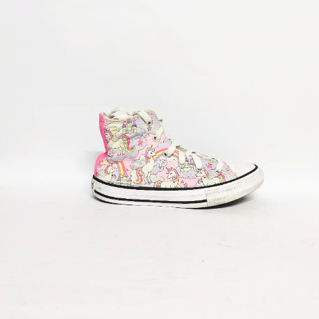 Pink White Converse Chuck Taylor Hightop for Kids