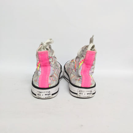 Pink White Converse Chuck Taylor Hightop for Kids