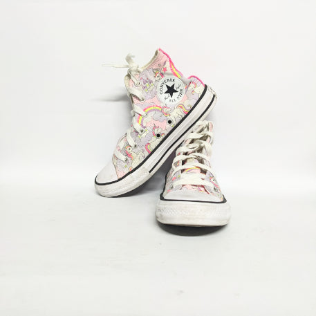 Pink White Converse Chuck Taylor Hightop for Kids