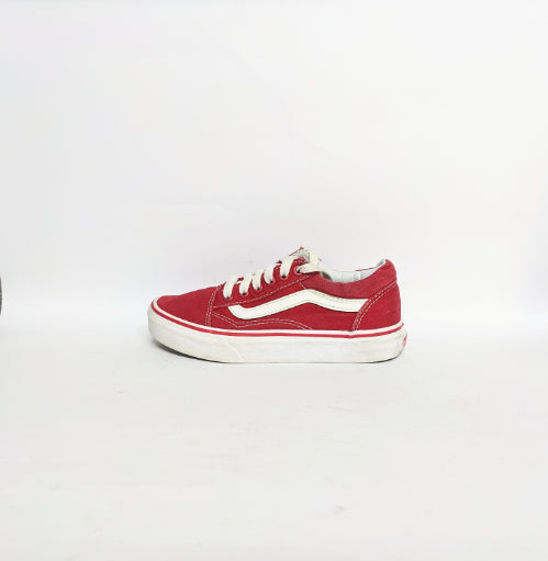 حذاء رياضي فانس اولد سكول باللون الأحمر للأطفال