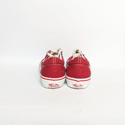 حذاء رياضي فانس اولد سكول باللون الأحمر للأطفال