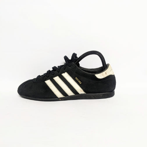 Adidas Rekord | Black Gazelle White Stripes