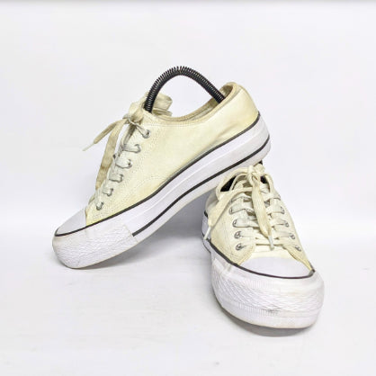 VTY Thick Sole White Sneakers
