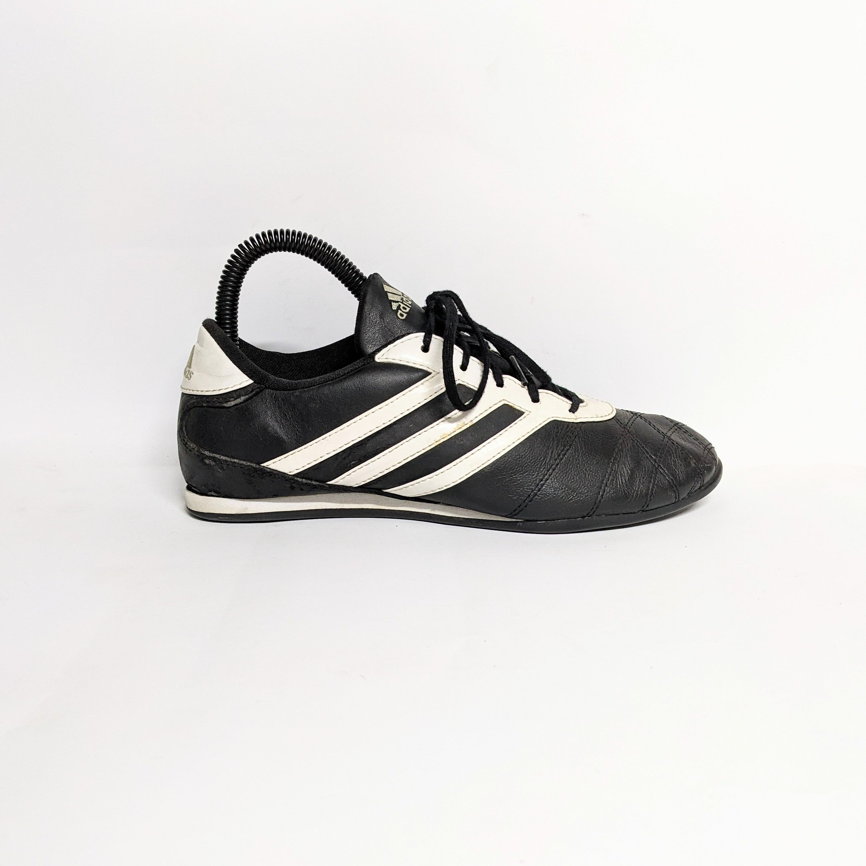 Second Hand Black adidas Leather Sneakers