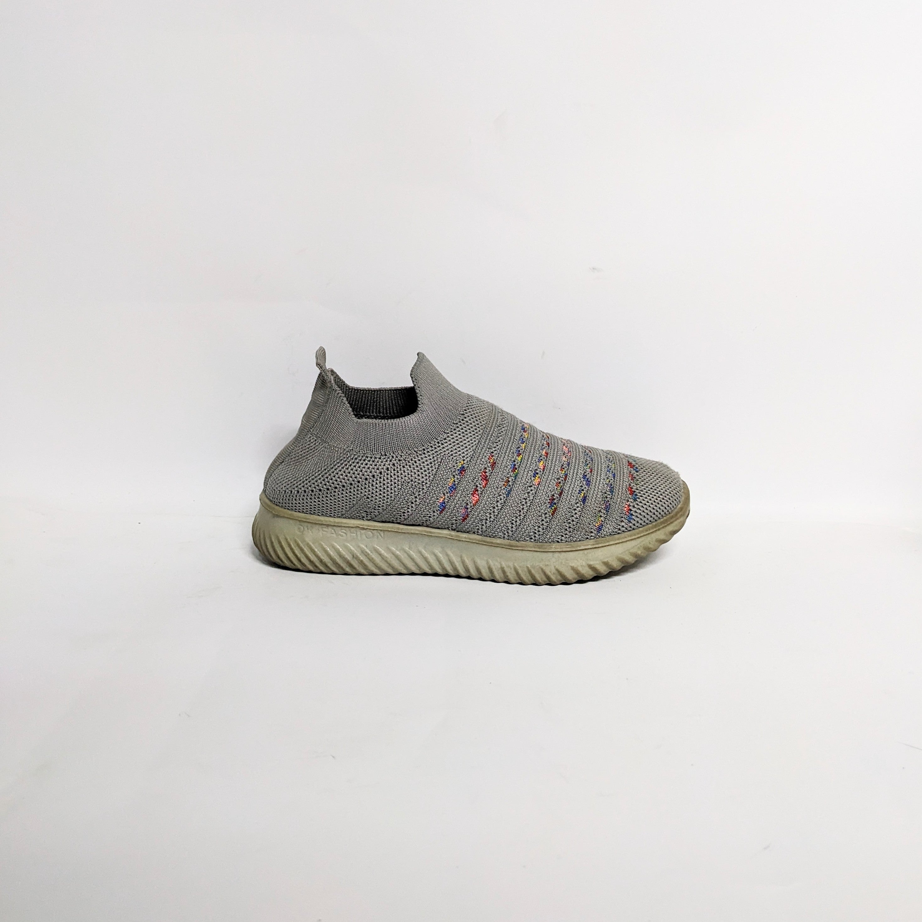 Kids Grey Rubber Shoes