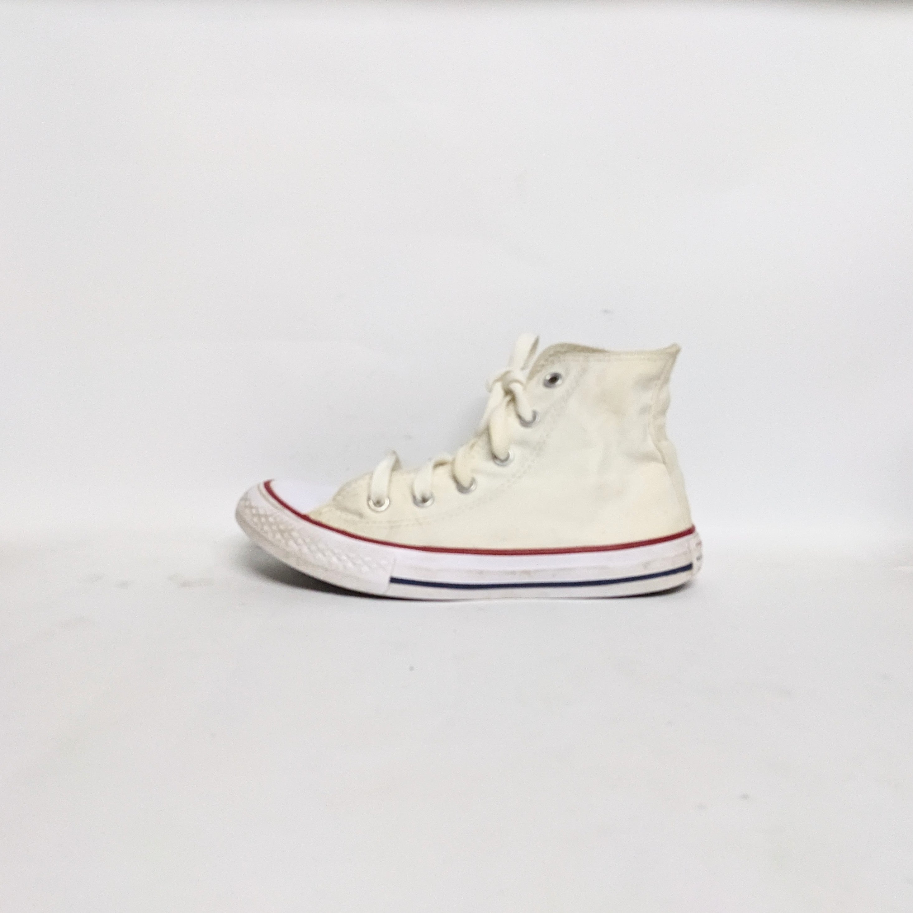 White Converse Hightop Sneakers for Kids