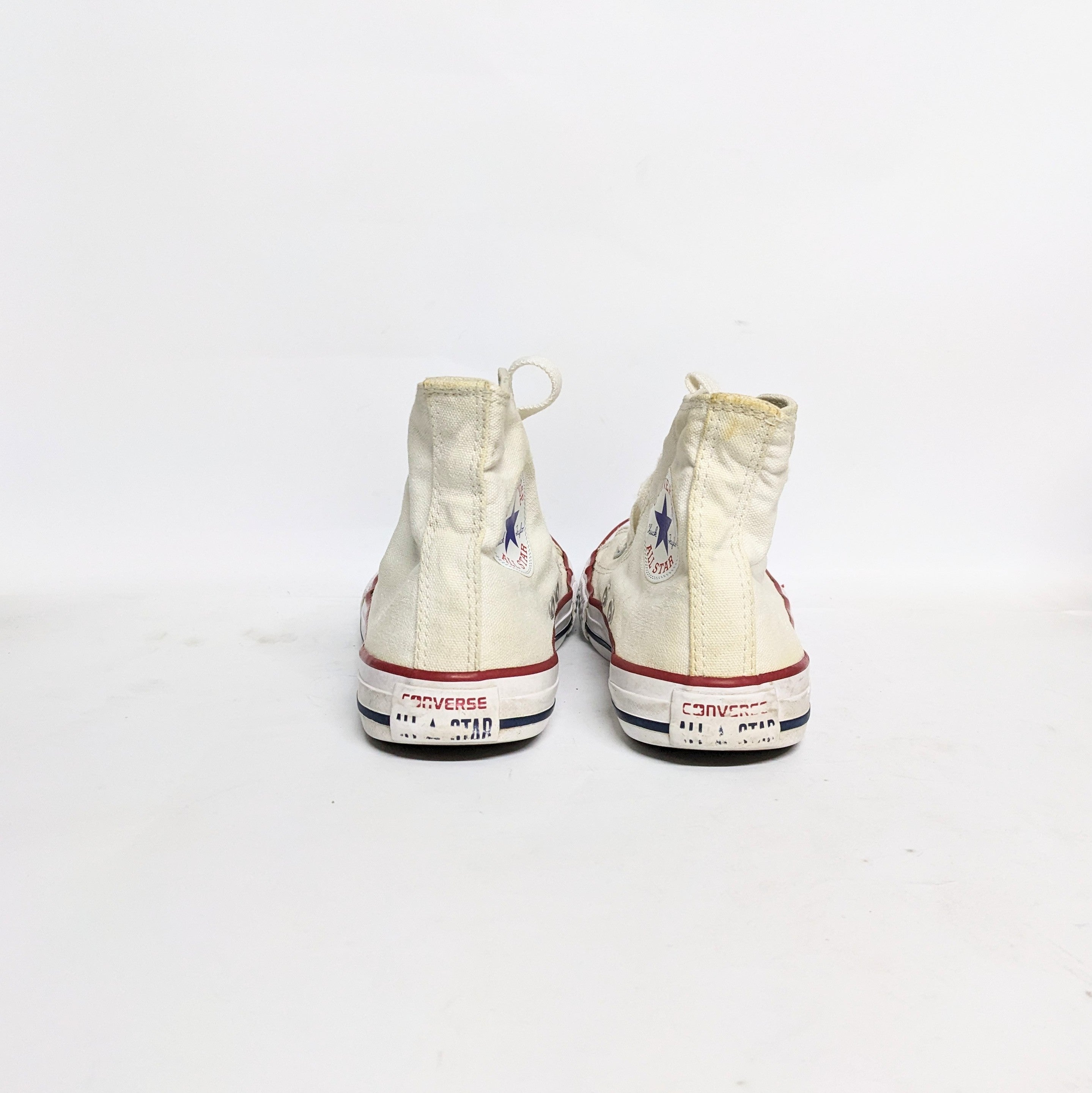 White Converse Hightop Sneakers for Kids